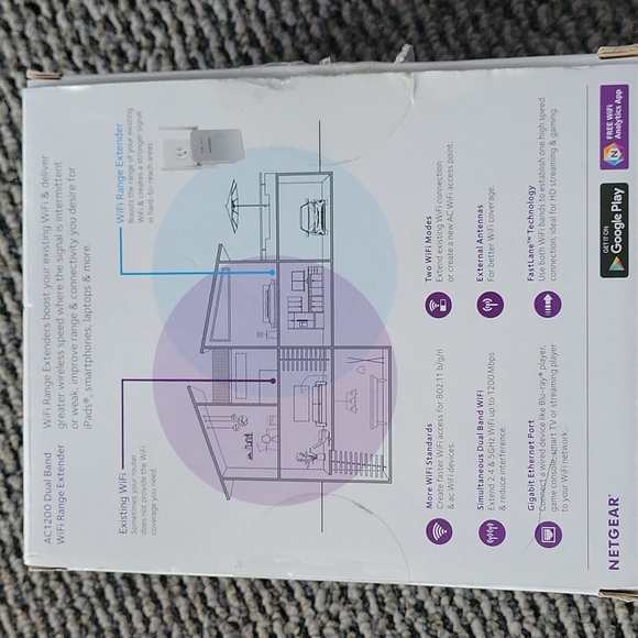 NETGEAR N600 Modem/Router and AC1200 Range Extender - Picture 5 of 9